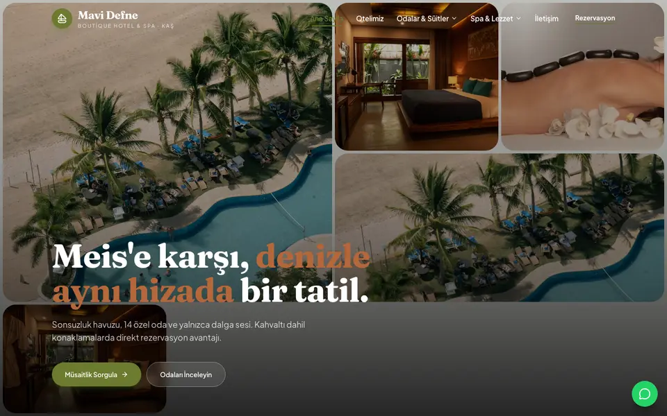 Butik Otel · Bahar şablonu