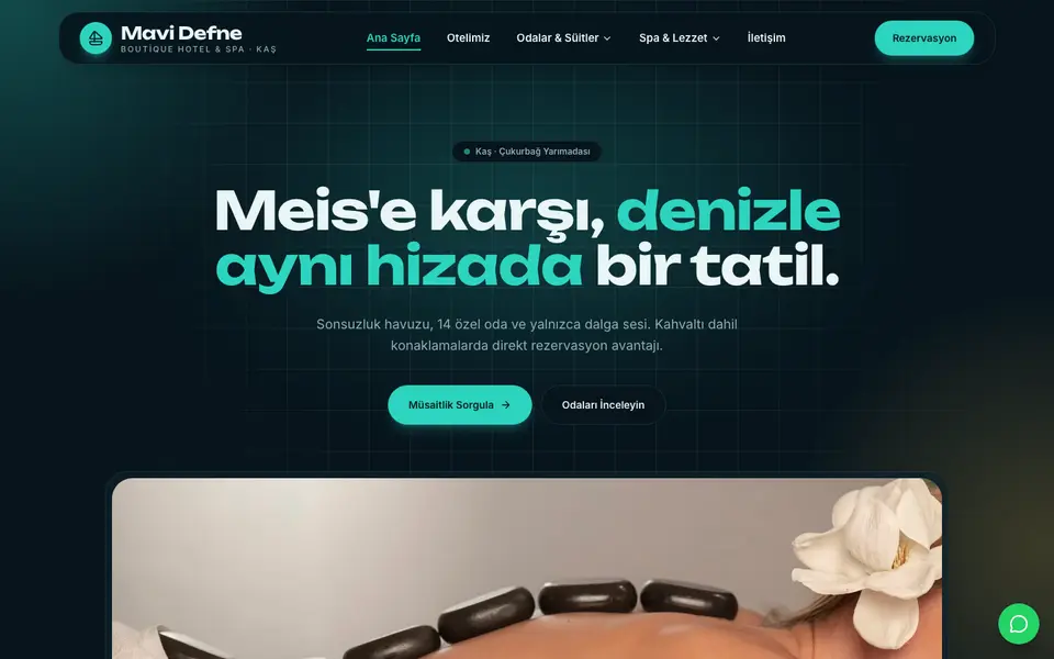 Butik Otel · Cam şablonu