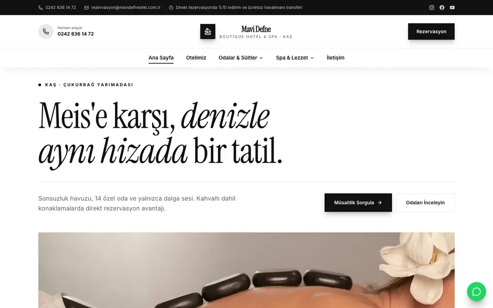 Butik Otel · Gazete şablonu