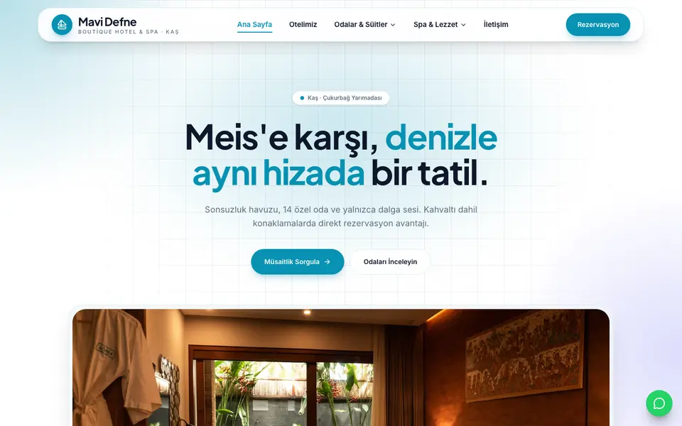 Butik Otel · Kristal şablonu