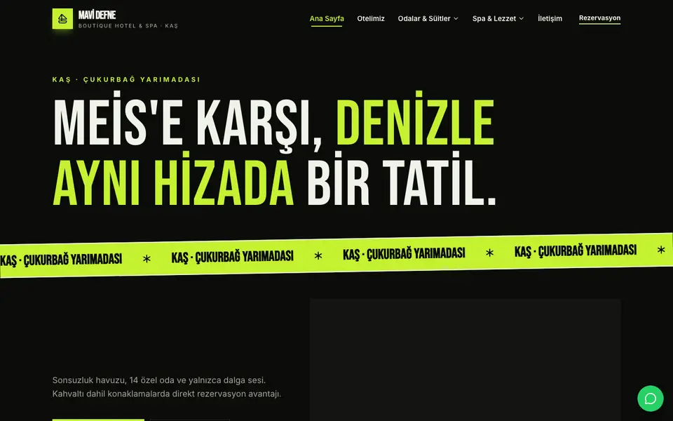 Butik Otel · Poster şablonu