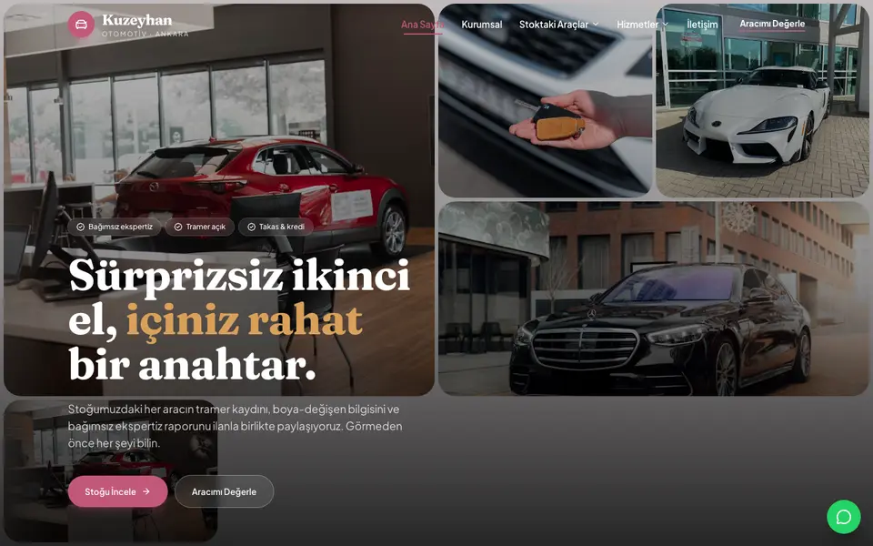 Oto Galeri · Bahar şablonu