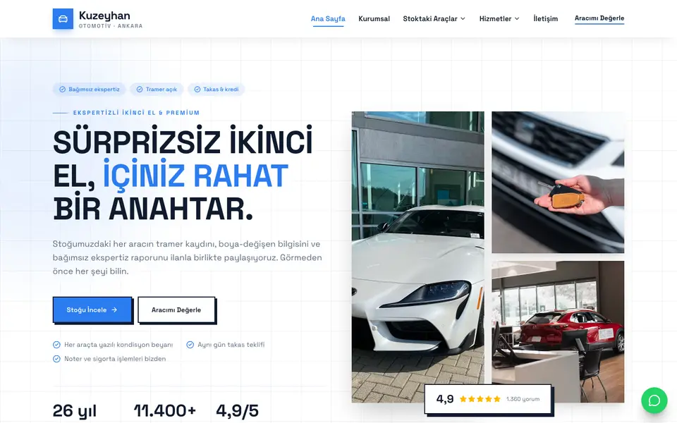 Oto Galeri · Brutal şablonu