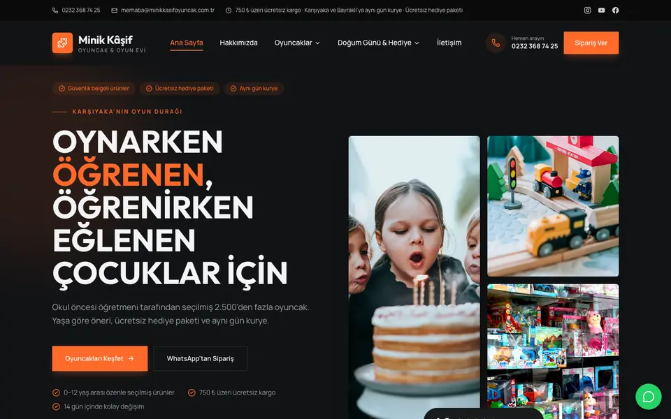 Oyuncakçı · Cesur şablonu