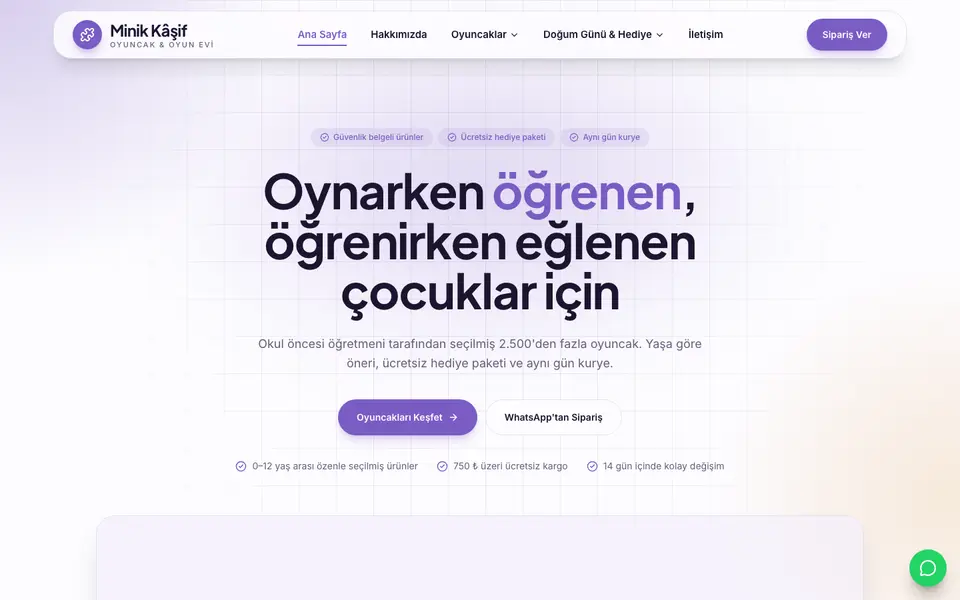 Oyuncakçı · Kristal şablonu
