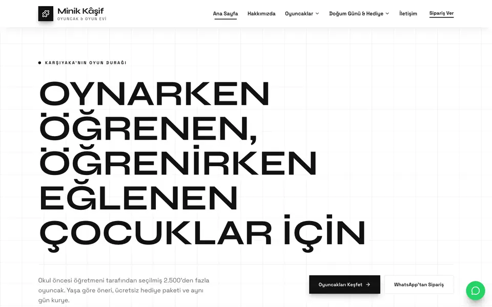 Oyuncakçı · Monokrom şablonu