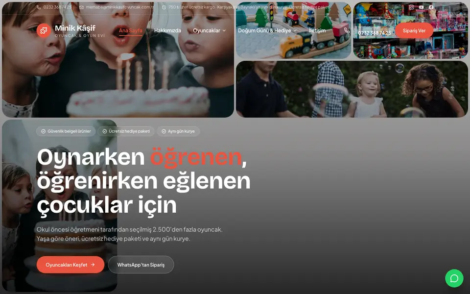 Oyuncakçı · Mozaik şablonu