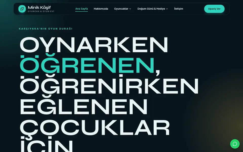 Oyuncakçı · Neon şablonu