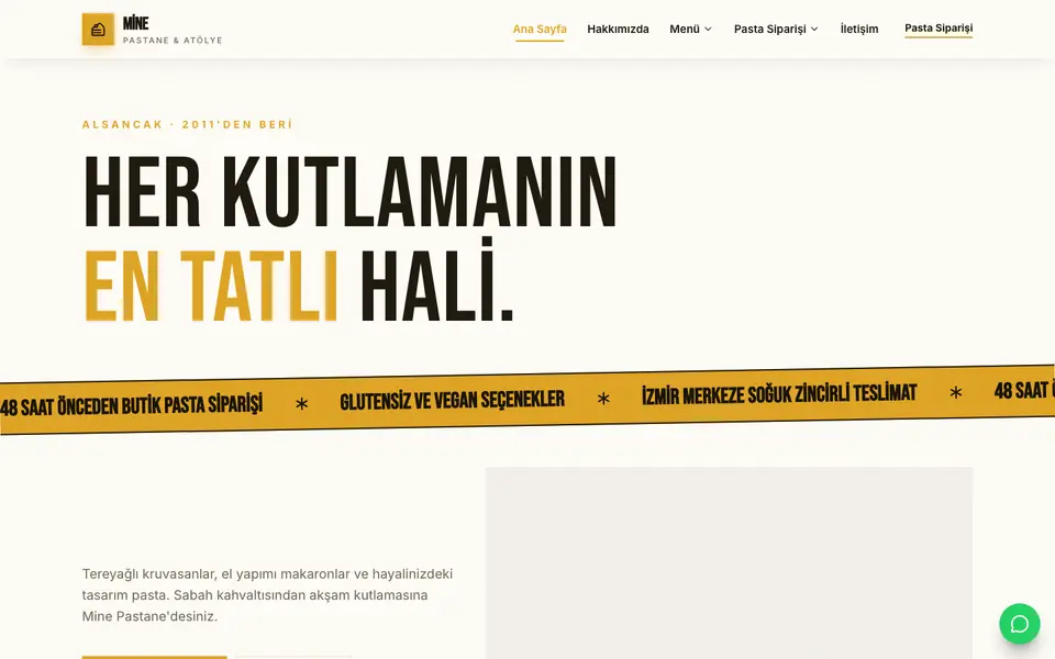 Pastane · Poster şablonu