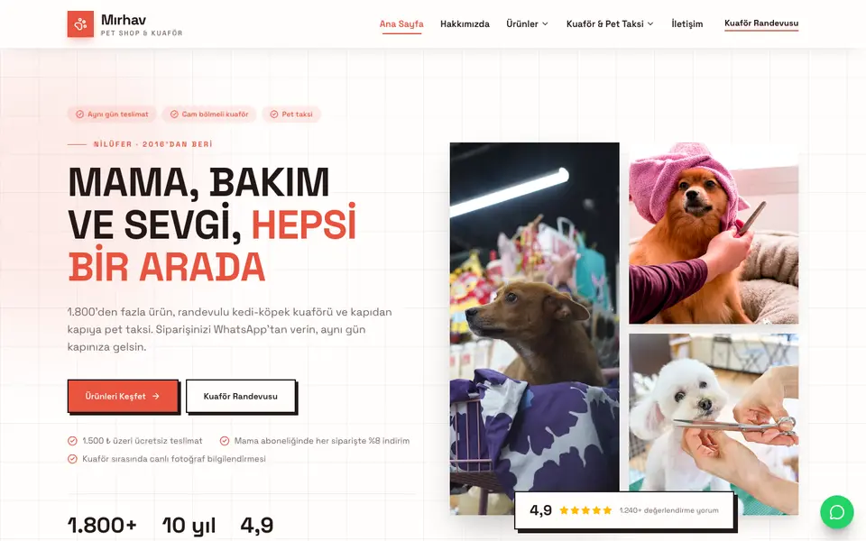 Pet Shop · Brutal şablonu