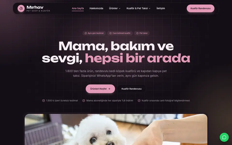 Pet Shop · Cam şablonu
