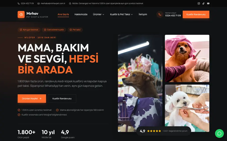 Pet Shop · Cesur şablonu
