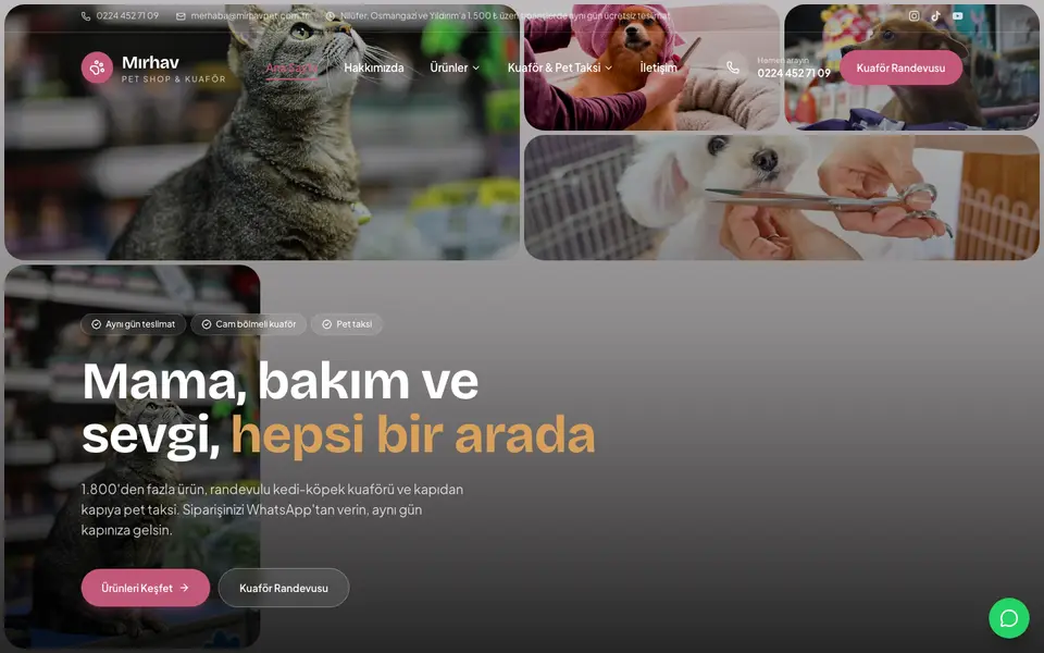 Pet Shop · Mozaik şablonu