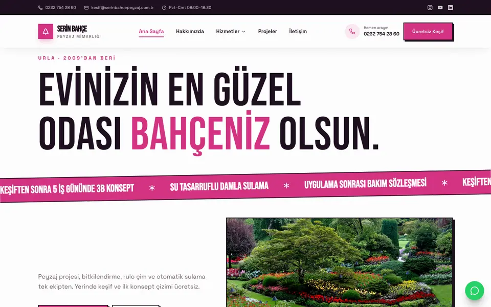 Peyzaj & Bahçe · Sokak şablonu