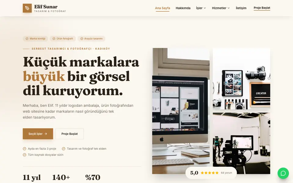 Kişisel Portfolyo · Atölye şablonu