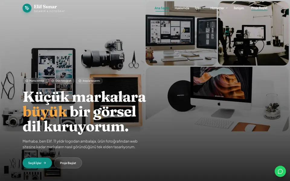 Kişisel Portfolyo · Bahar şablonu