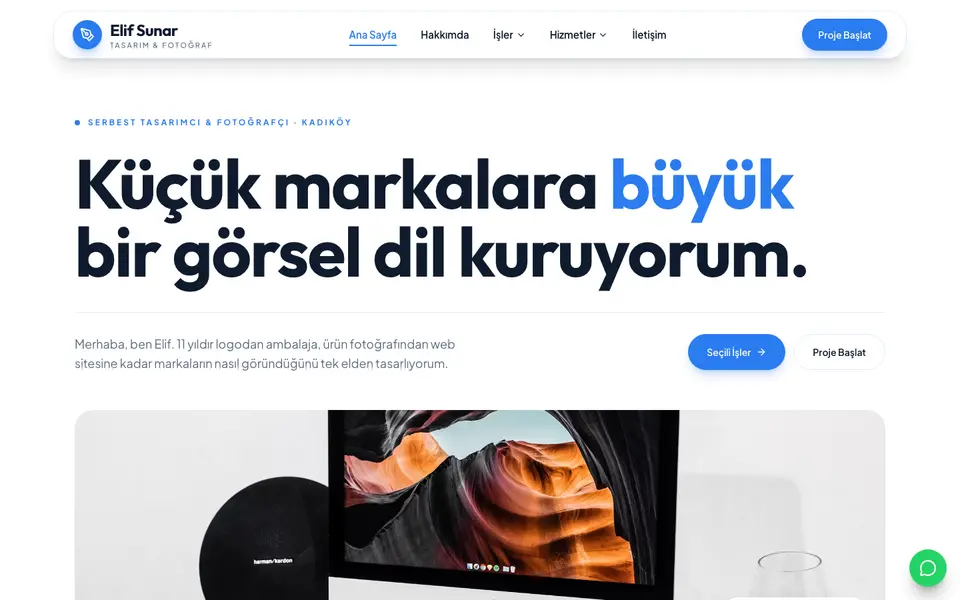 Kişisel Portfolyo · Canlı şablonu