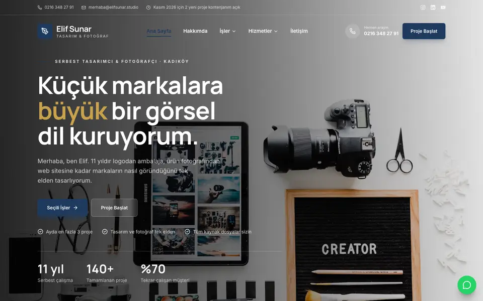 Kişisel Portfolyo · Kurumsal şablonu