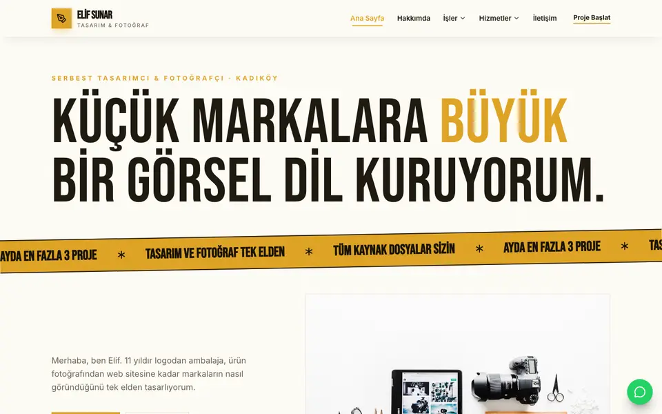 Kişisel Portfolyo · Poster şablonu