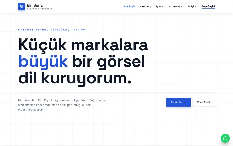 Kişisel Portfolyo · Teknik şablonu