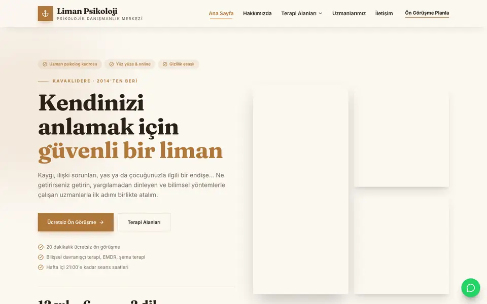 Psikolojik Danışmanlık · Atölye şablonu