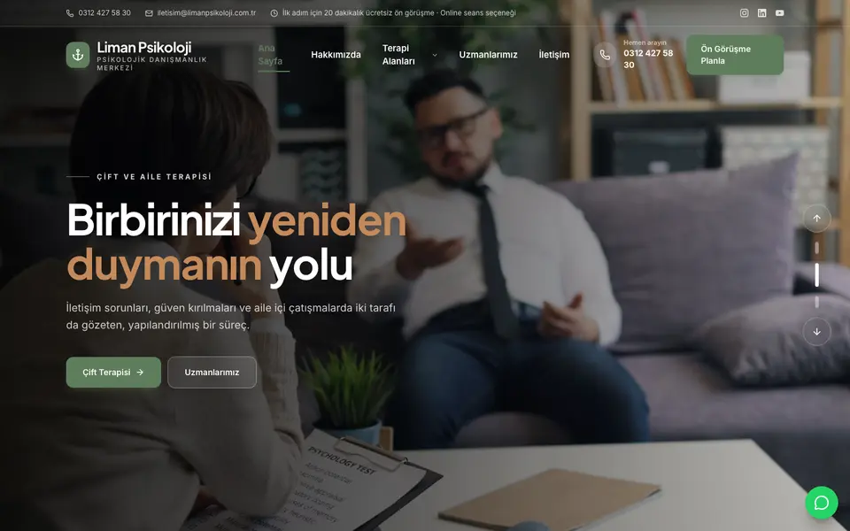 Psikolojik Danışmanlık · Klasik şablonu