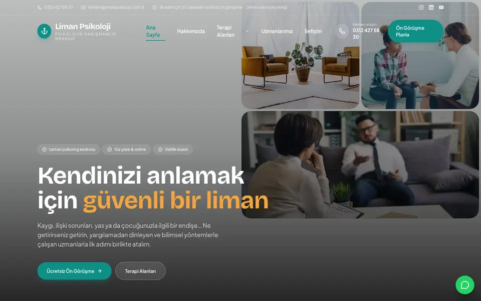 Psikolojik Danışmanlık · Mozaik şablonu