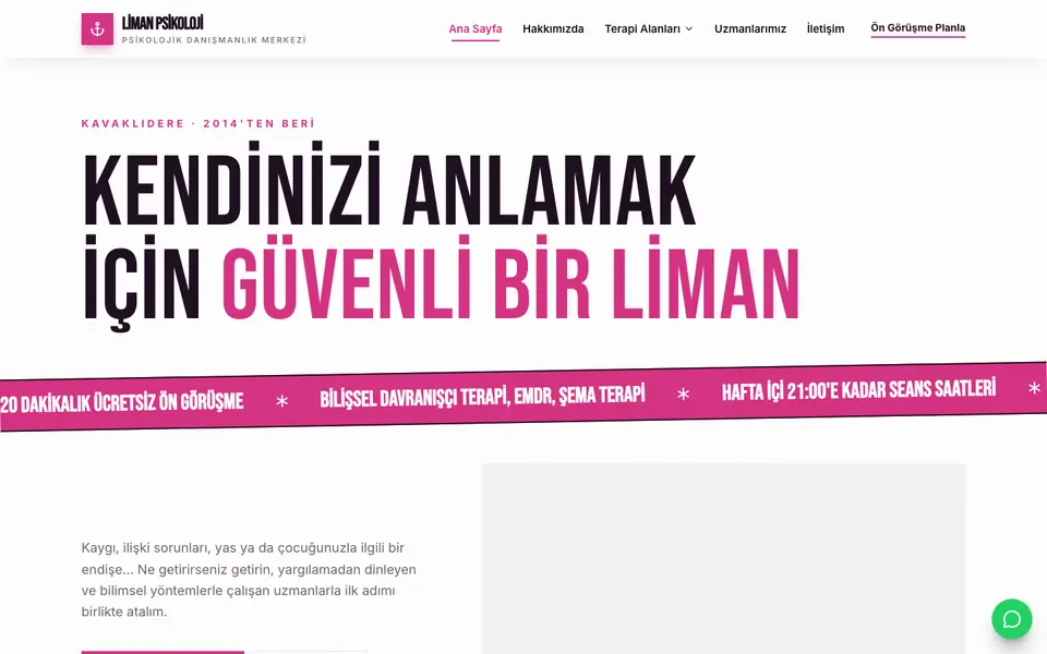 Psikolojik Danışmanlık · Poster şablonu