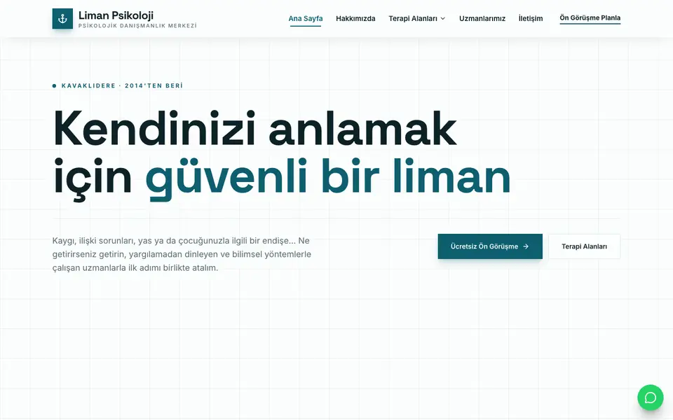Psikolojik Danışmanlık · Teknik şablonu