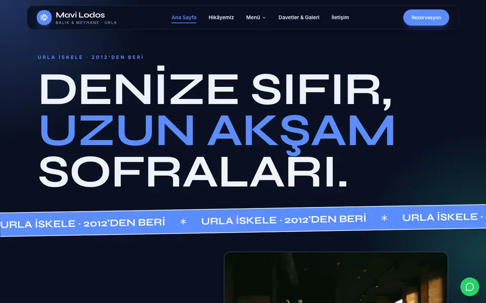 Restoran · Neon şablonu