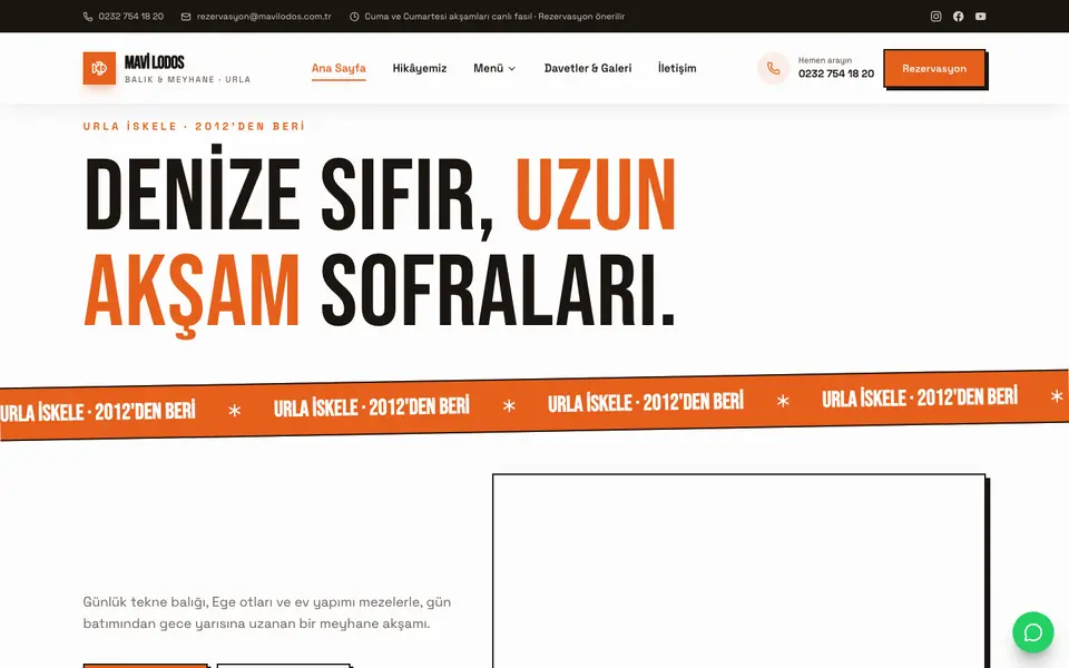 Restoran · Sokak şablonu
