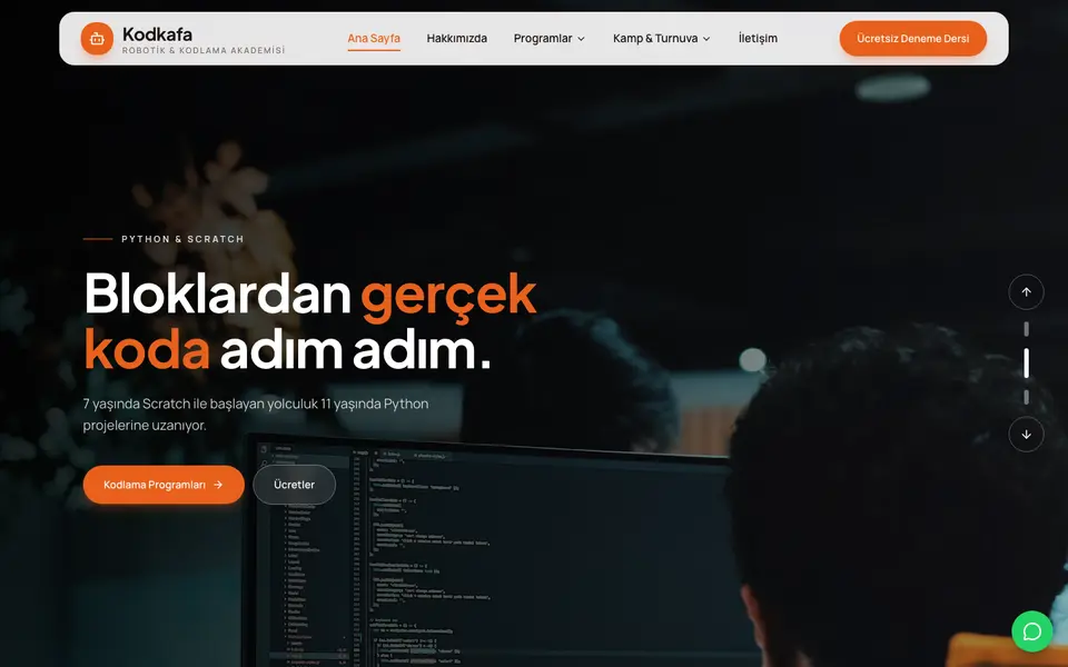 Robotik & Kodlama · Dinamik şablonu