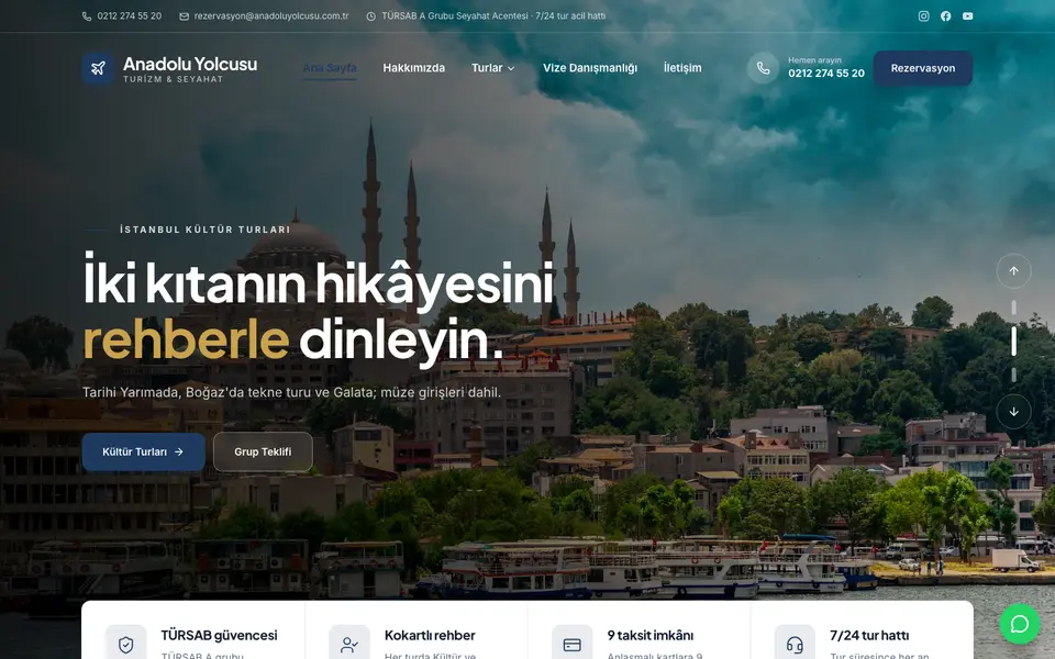 Seyahat Acentesi · Klasik şablonu