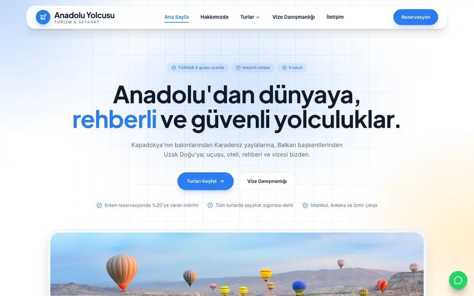 Seyahat Acentesi · Kristal şablonu