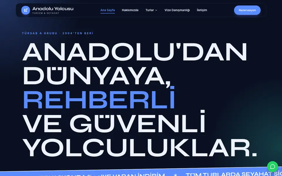 Seyahat Acentesi · Neon şablonu