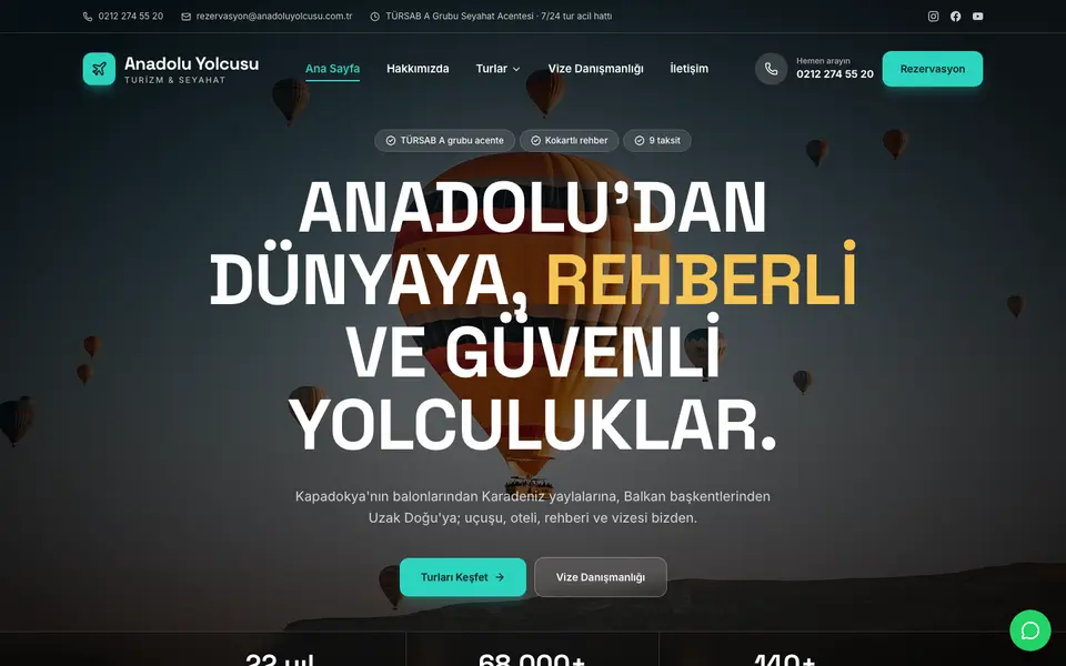 Seyahat Acentesi · Sahne şablonu
