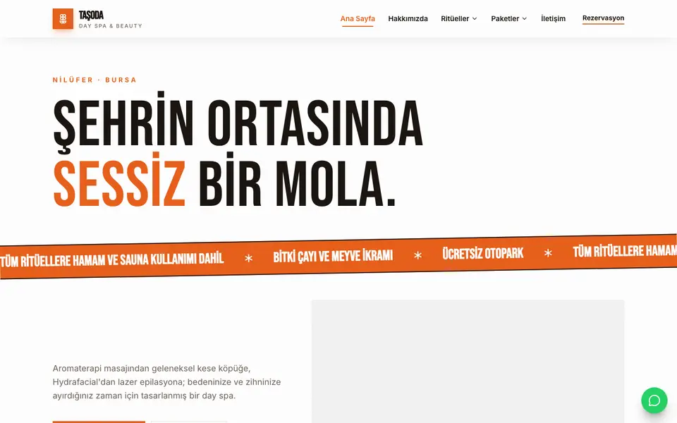 Spa & Güzellik Merkezi · Poster şablonu