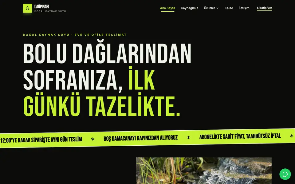 Su & Damacana · Poster şablonu