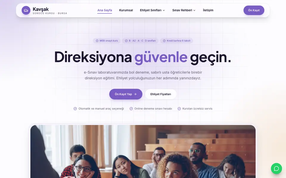 Sürücü Kursu · Kristal şablonu