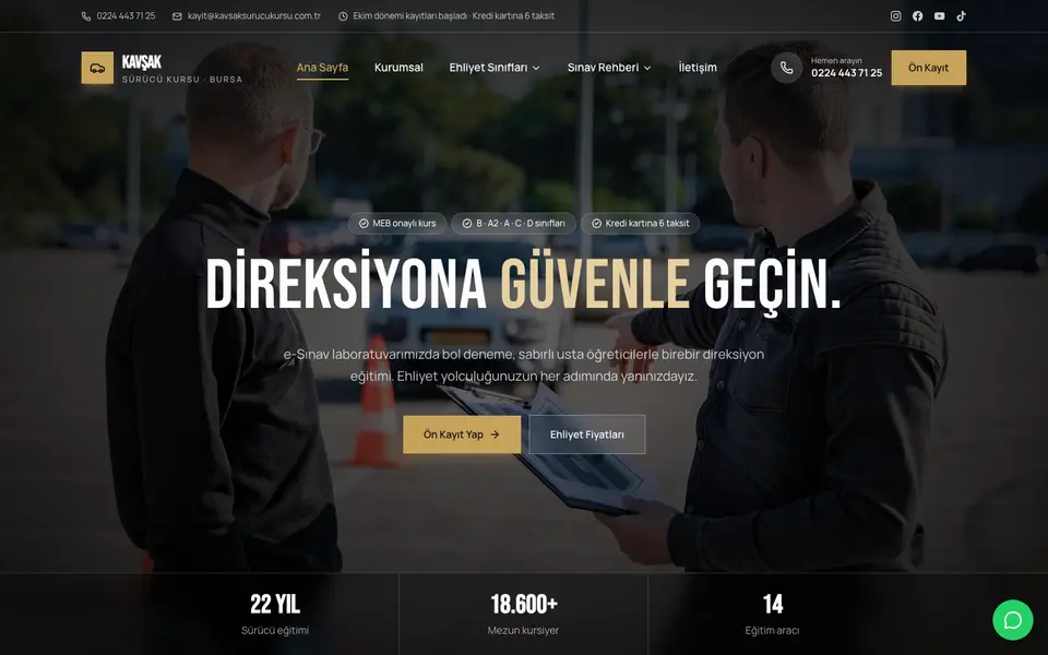 Sürücü Kursu · Sinema şablonu