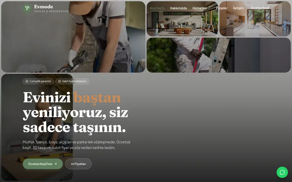 Tadilat & Dekorasyon · Bahar şablonu