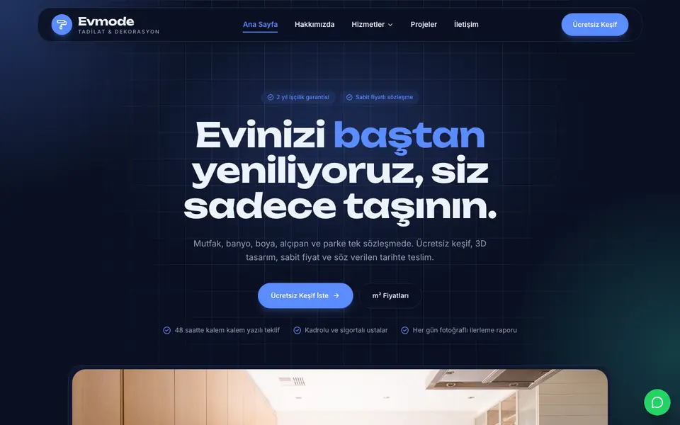 Tadilat & Dekorasyon · Cam şablonu
