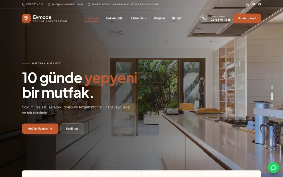 Tadilat & Dekorasyon · Klasik şablonu