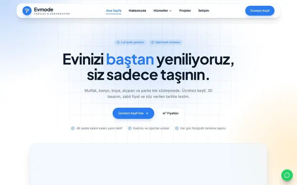 Tadilat & Dekorasyon · Kristal şablonu