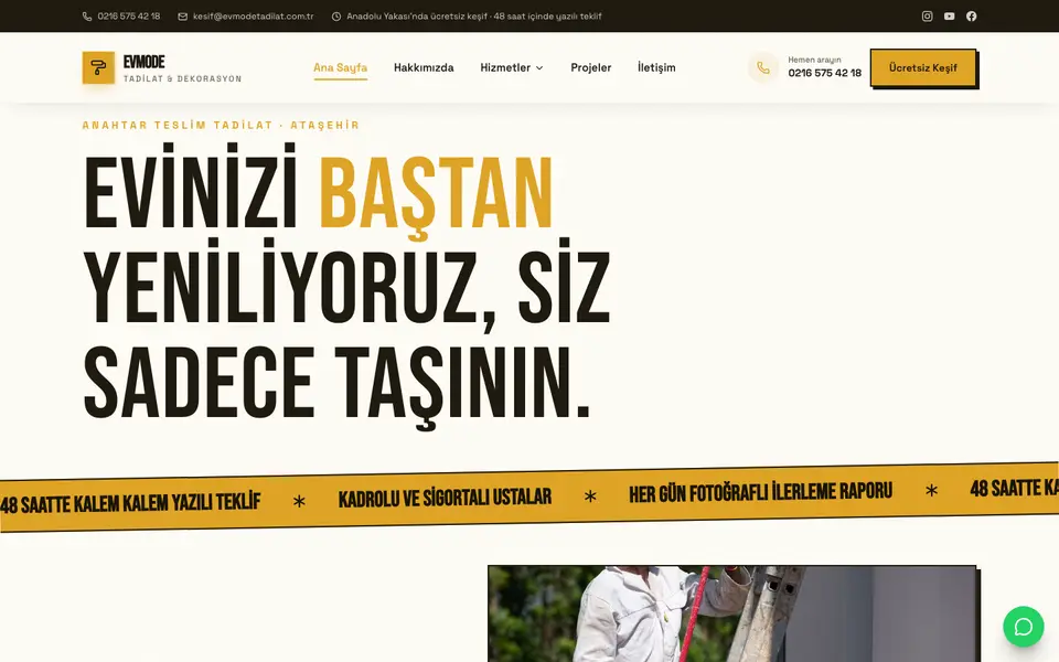 Tadilat & Dekorasyon · Sokak şablonu