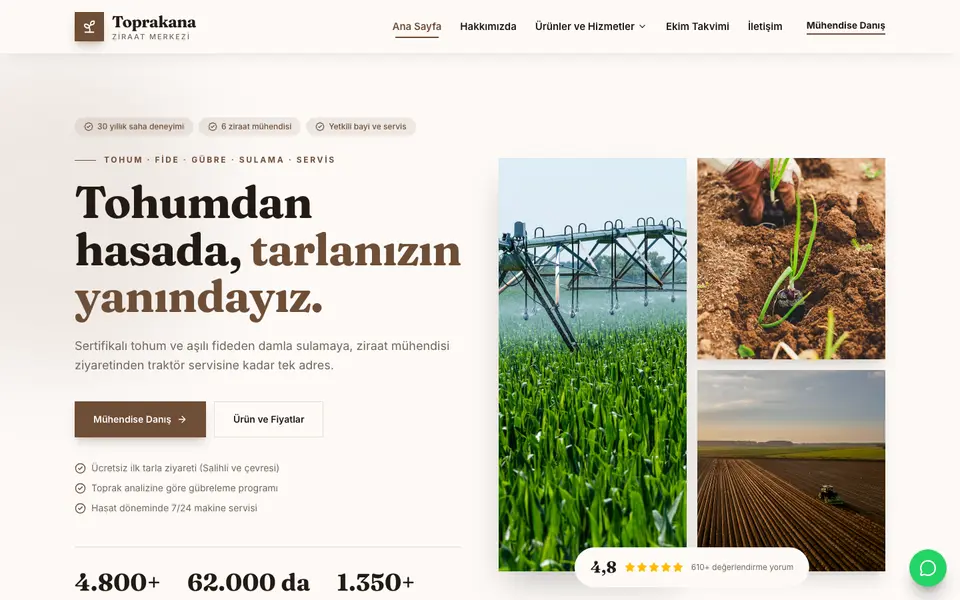 Tarım & Ziraat · Atölye şablonu