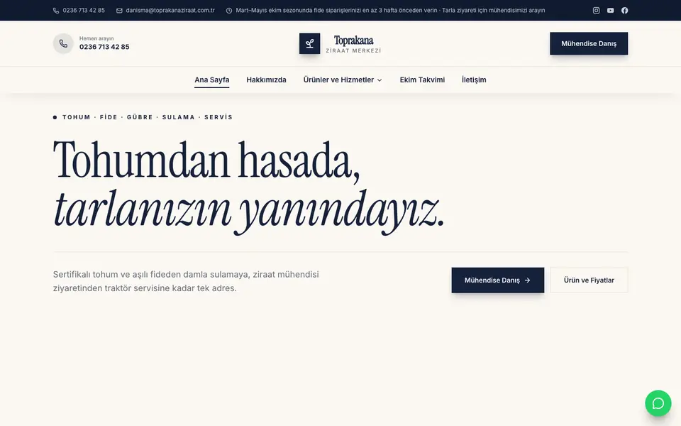 Tarım & Ziraat · Gazete şablonu