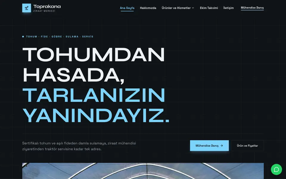 Tarım & Ziraat · Monokrom şablonu