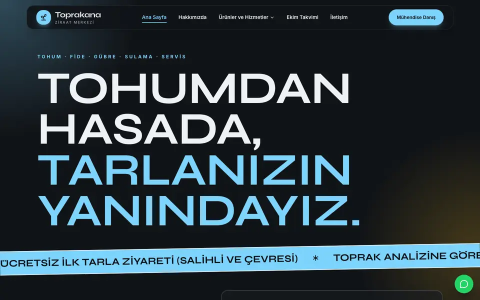 Tarım & Ziraat · Neon şablonu