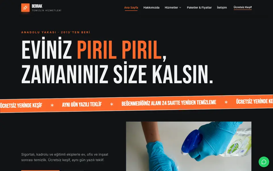 Temizlik Şirketi · Poster şablonu